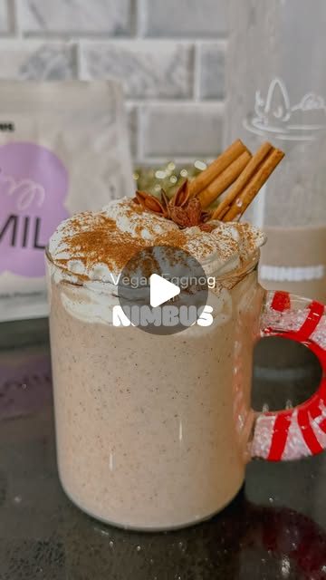 Vegan eggnog from Nimbus’s original recipe post