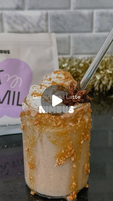 Gingerbread latte smoothie from Nimbus’s original recipe post