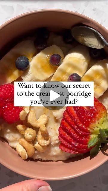 Creamy porridge from Nimbus’s original recipe post