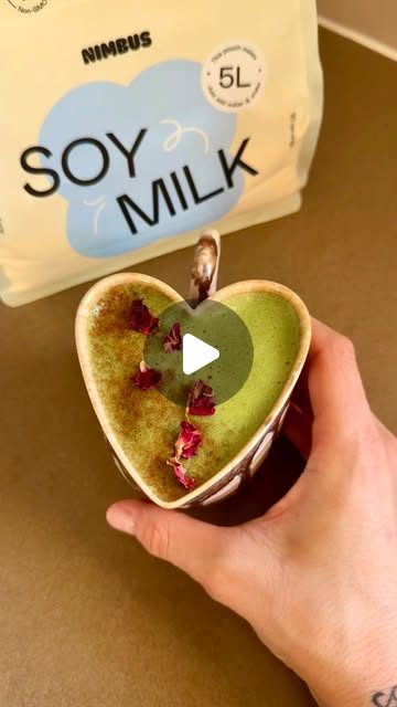 Soy matcha latte from Nimbus’s original recipe post