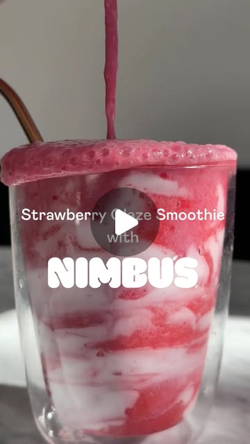 Strawberry glaze smoothie from Nimbus’s original recipe post